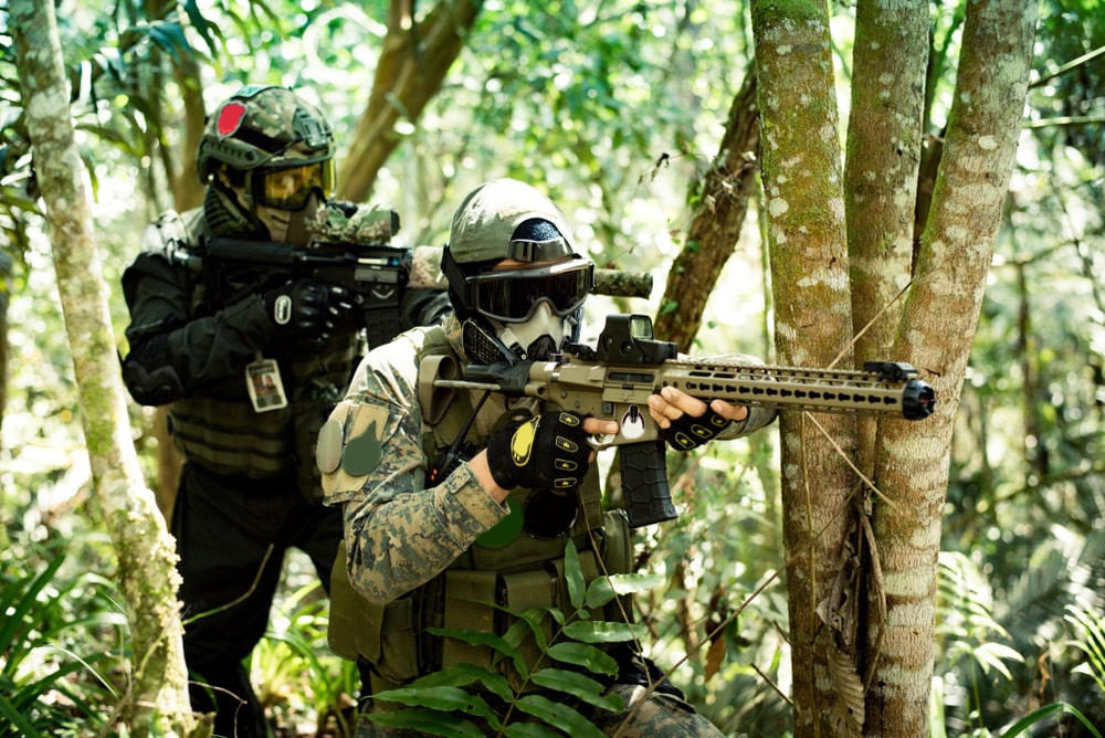 paintball players